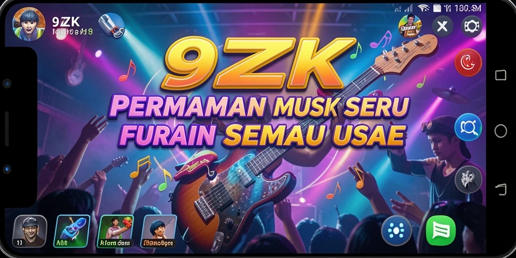 Tangkapan layar <strong>9ZK</strong> menunjukkan gameplay yang penuh warna dan menyenangkan.