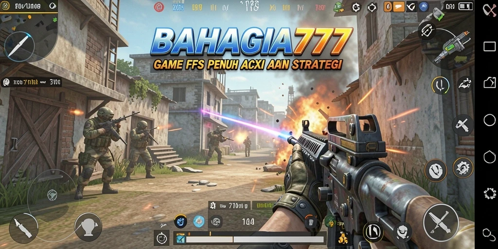 Gameplay BAHAGIA777 yang seru dan menegangkan di medan perang.