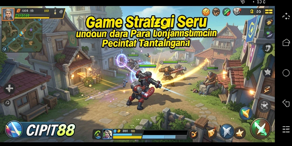 Gameplay seru dan mendebarkan dari CIPIT88 dalam aksi strategi.