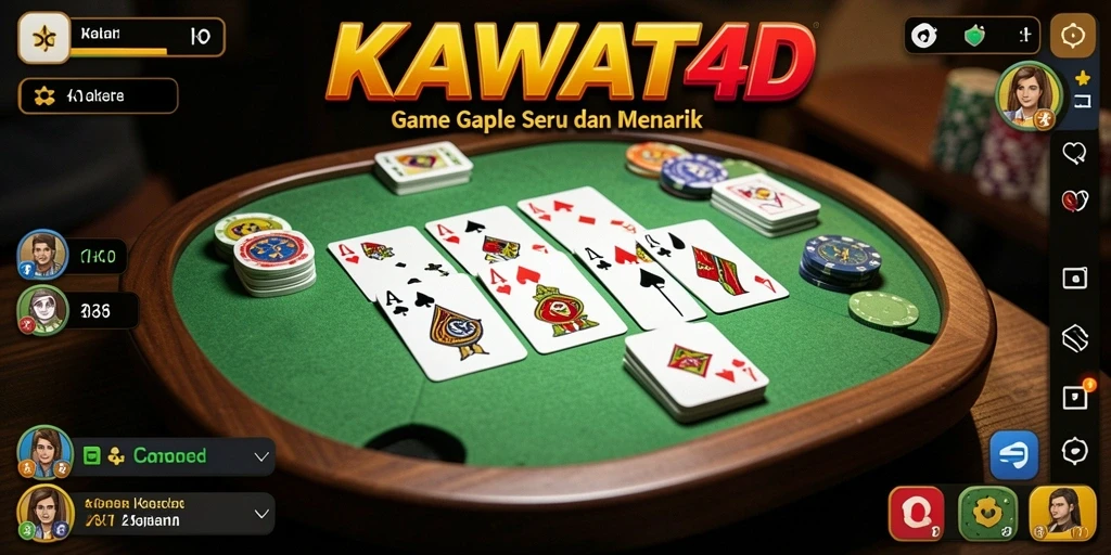 Tampilan gameplay KAWAT4D yang menegangkan dan mengasyikkan.