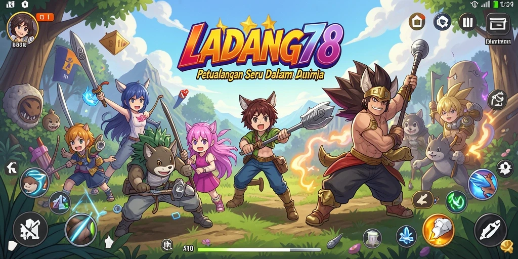 Menampilkan aksi seru dengan karakter anime ikonik.