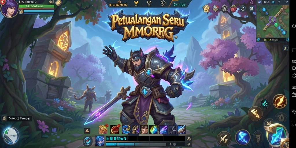 Tampilan gameplay menarik di dunia MMORPG LITETOTO.