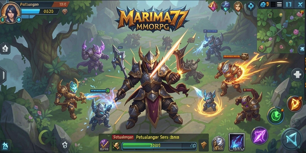 Gameplay seru dalam petualangan MMORPG MARIMA77.