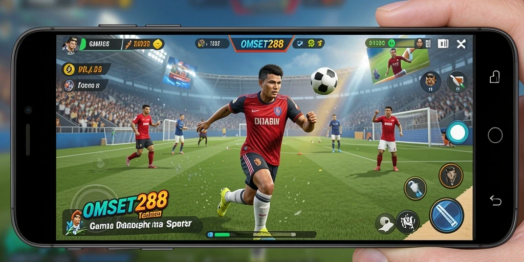 Tampilan menarik dari gameplay OLahraga dalam OMSET288 yang menampilkan aksi seru.